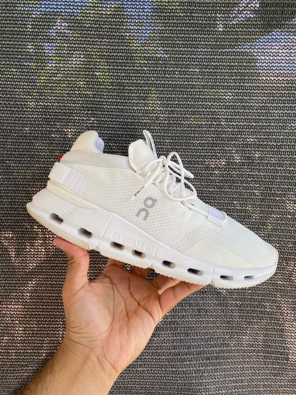 On Cloudnova 'All White' Running Shoes Men’s